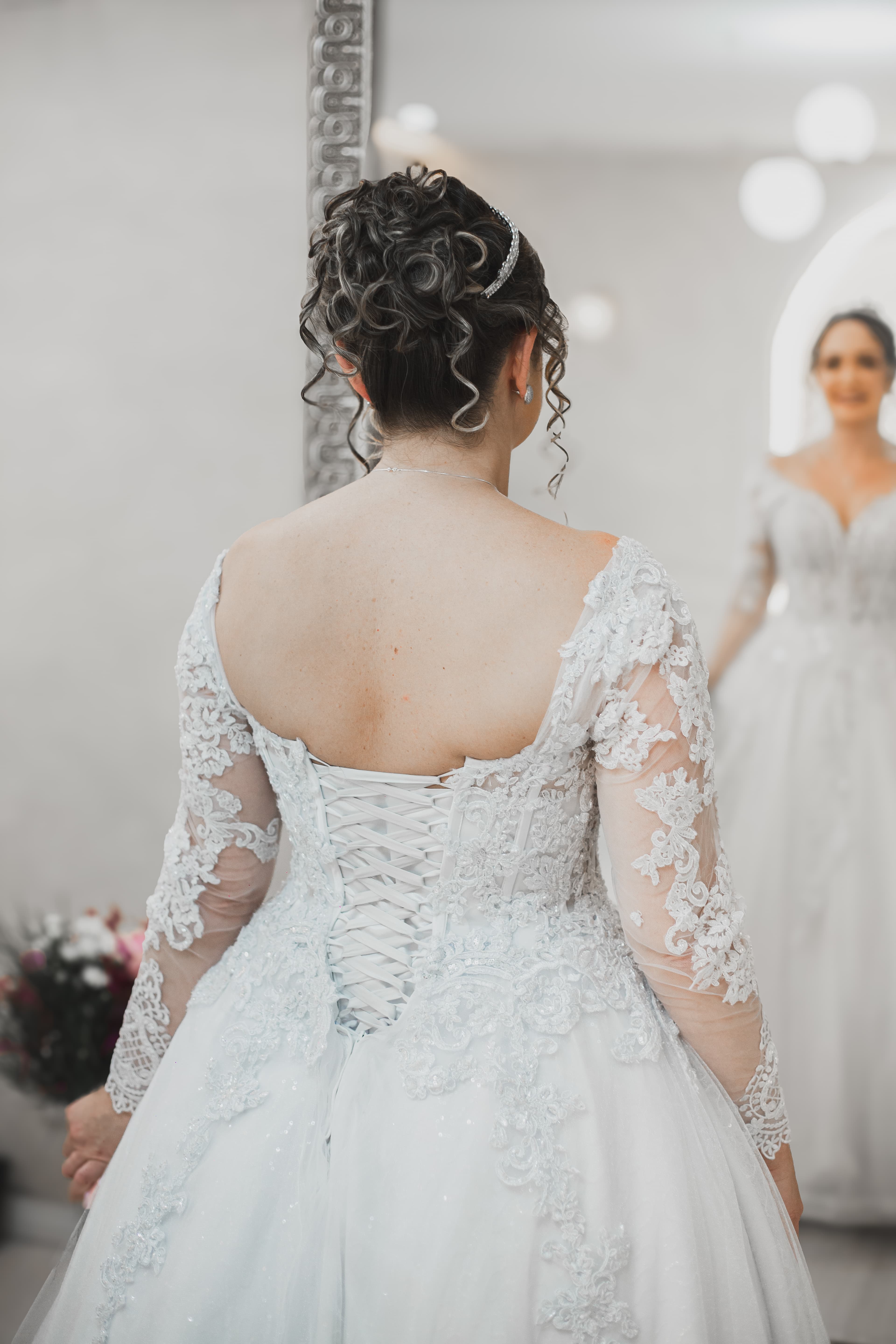 Momento emocional em casamento